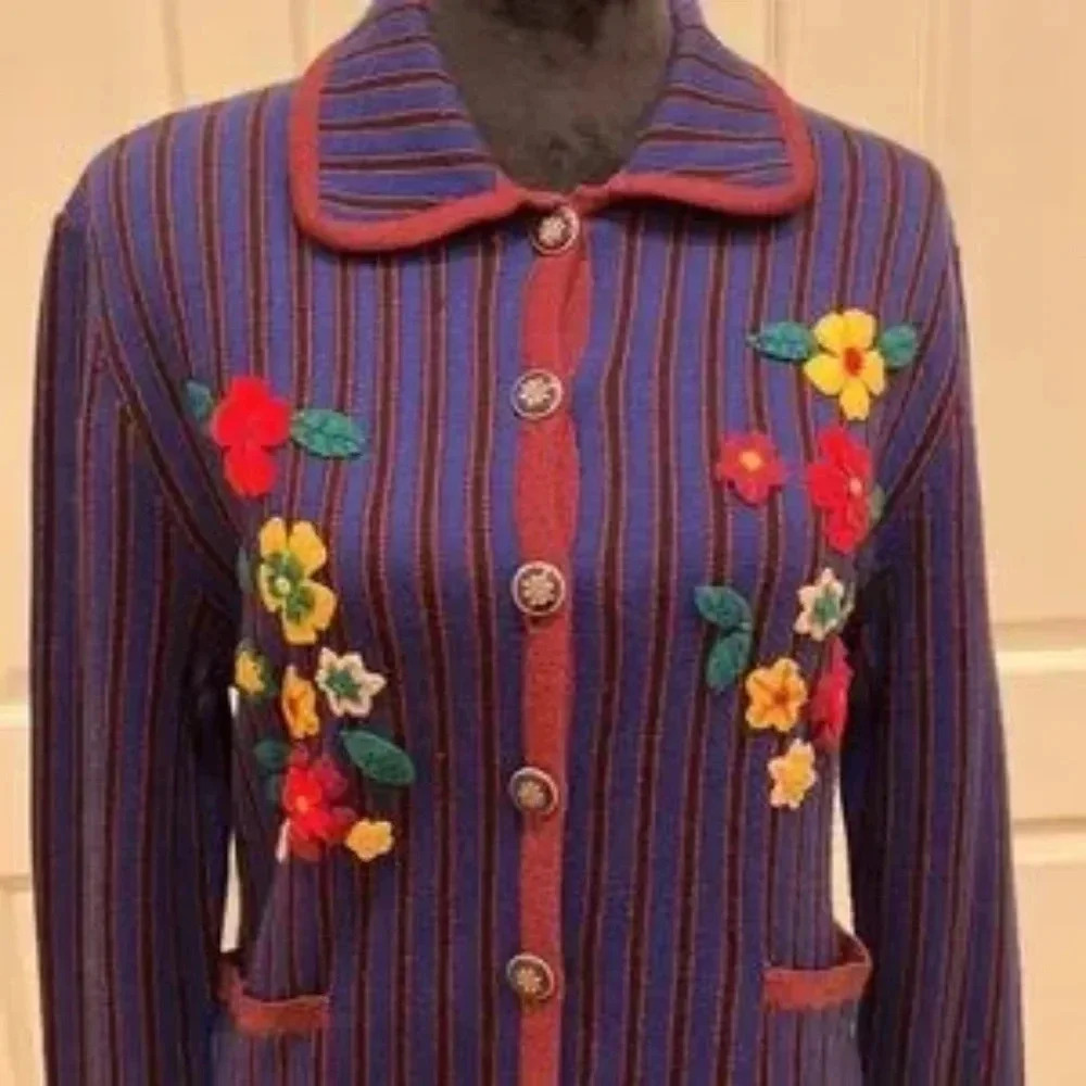Vintage‎ Kenzo Cardigan XL - Picture 2 of 6